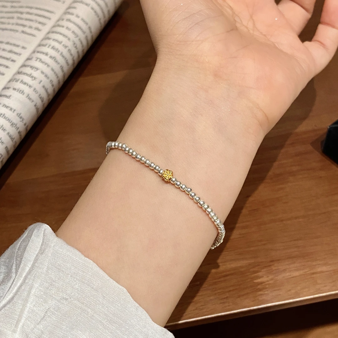 925银手链 【珍珠小花】简约大气轻奢高级手链A1692