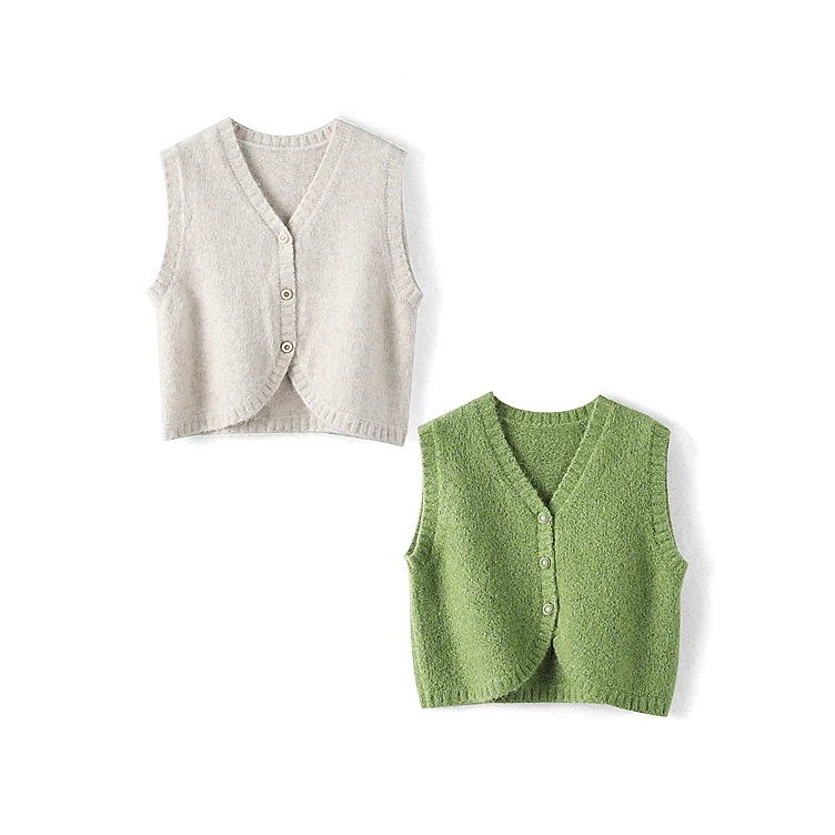 39464【N系列】针织两件套衫马甲Y23D2M7710