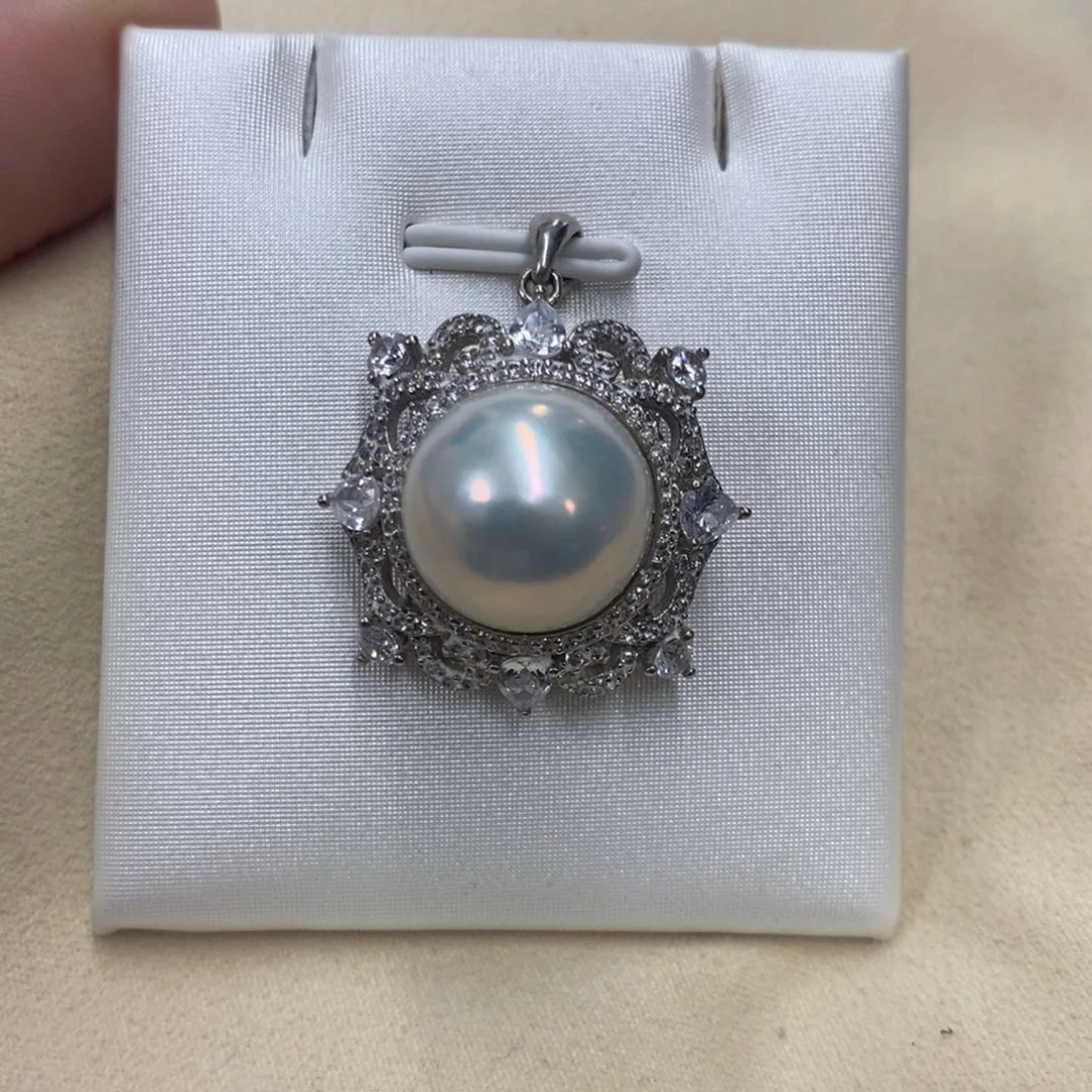 颈饰银S925镶嵌淡水珍珠，no退换，链接4