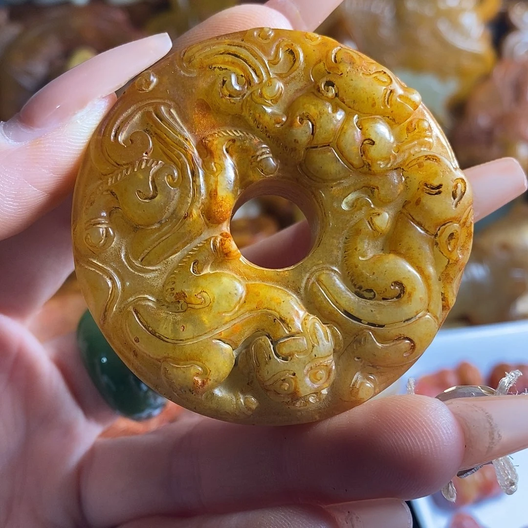 岫岩老玉（透闪石质玉）未镶嵌挂件