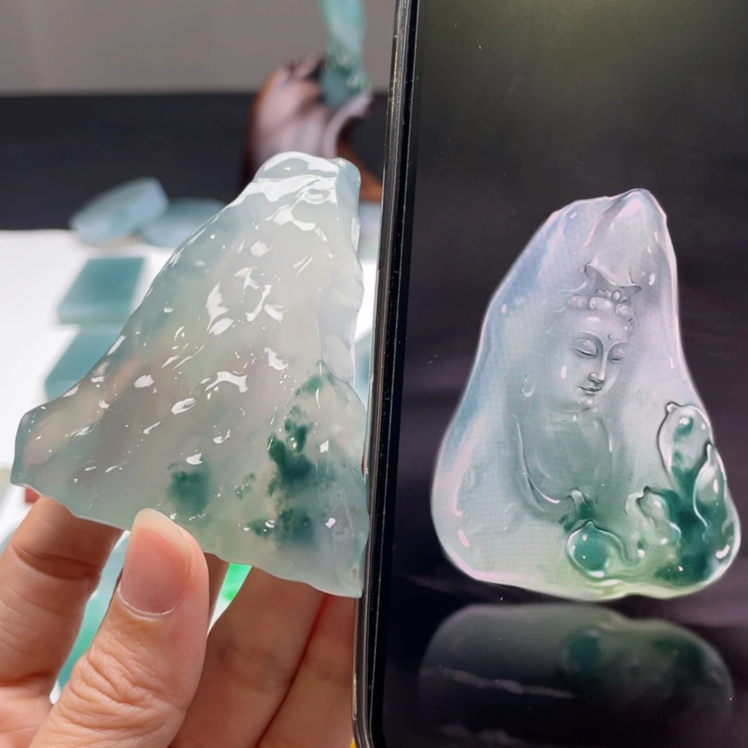 定制翡翠未镶嵌包工