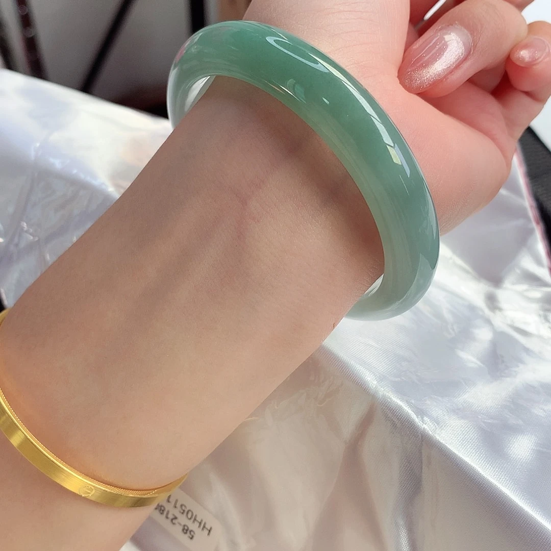 翡翠手镯未镶嵌天然A货翡翠58