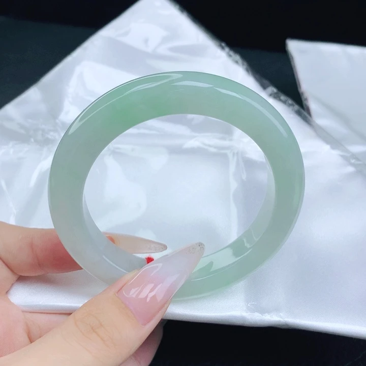 未镶嵌手镯翡翠54-55圈口