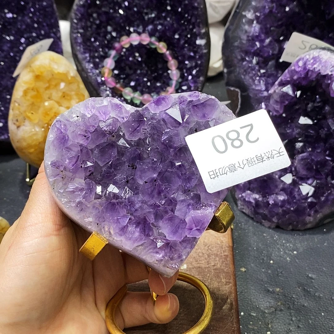 9K金镶嵌水晶大型摆件（非配饰）