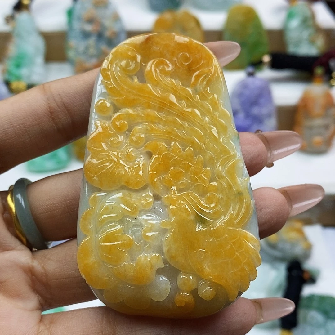 翡翠未镶嵌颈饰翡翠