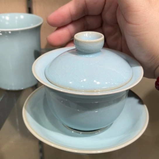 瓷片陶瓷茶具汝瓷茶具