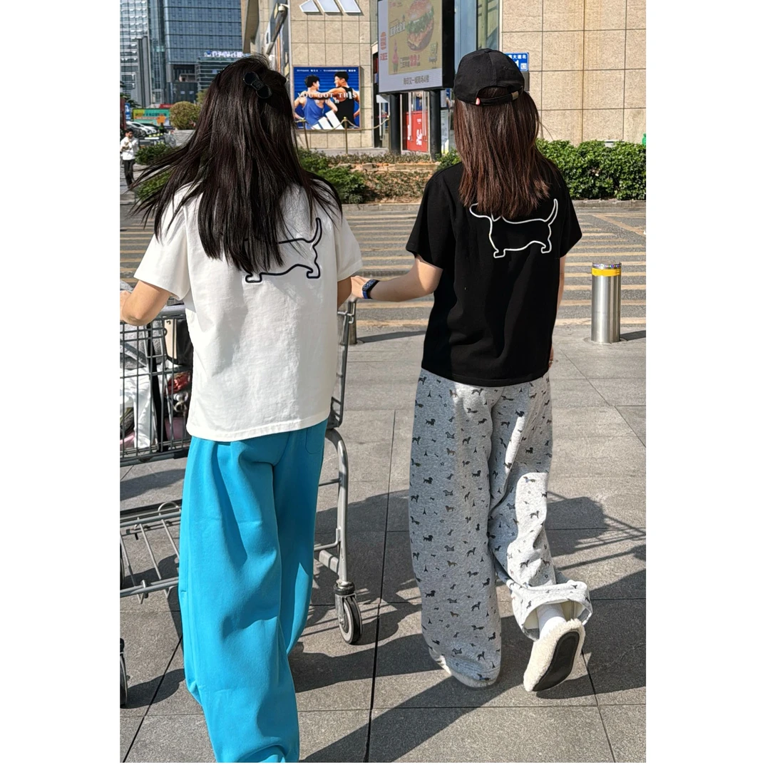 SEVENFUOO -100棉【刺绣狗狗】短袖