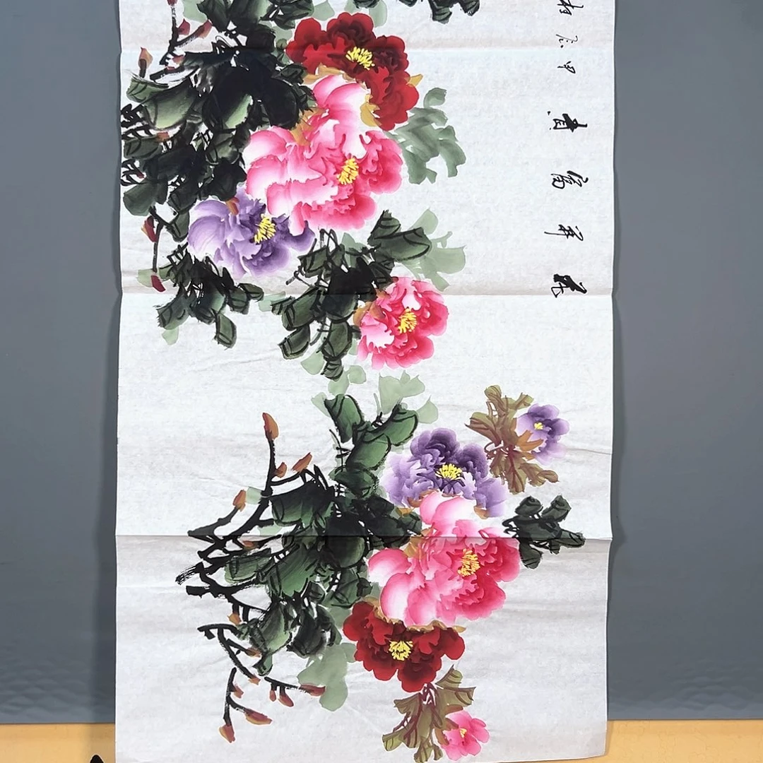 国画037 花鸟和蝴蝶都在这里