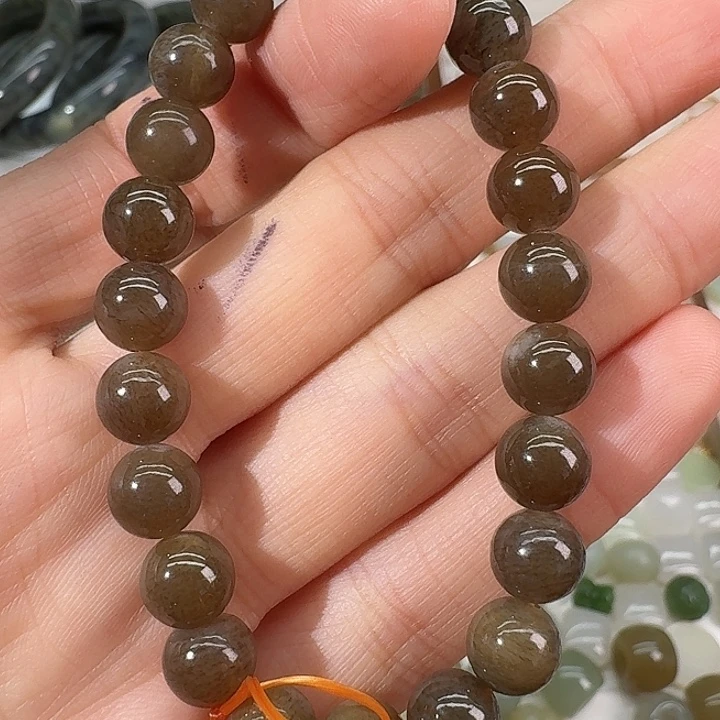 和田玉（糖玉）未镶嵌手链8mm