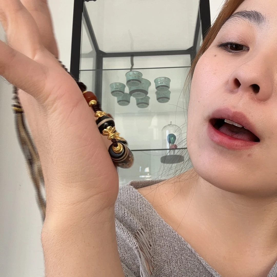 玛瑙/玉髓合金颈饰