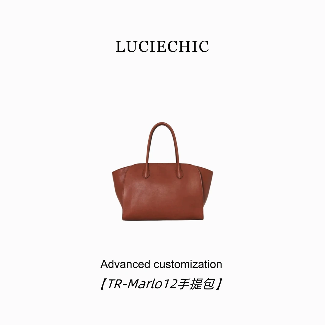 LUCIECHIC【TR-Marlo12手提包】原厂进口masoni马鞍皮内里真皮包