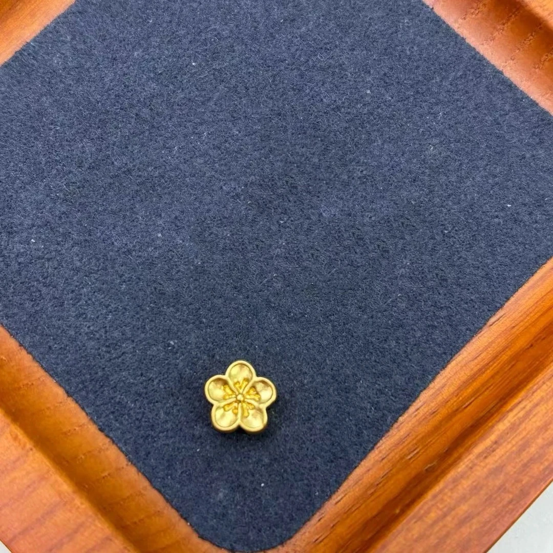 足金999桃花通孔WH1306