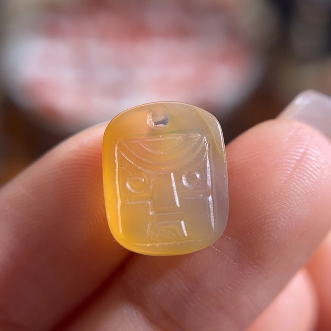 玛瑙/玉髓未镶嵌扎基拉姆牌子 10.9x13.5mm 不退换