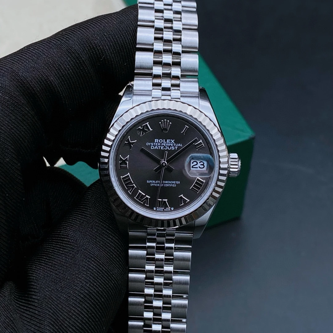 99新 Rolex/劳力士 20年全套/日志279174灰盘/机械女表/表径28