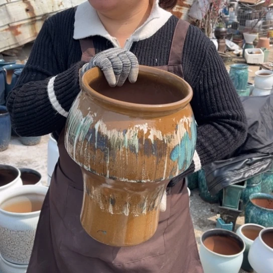 红陶口20高34正品