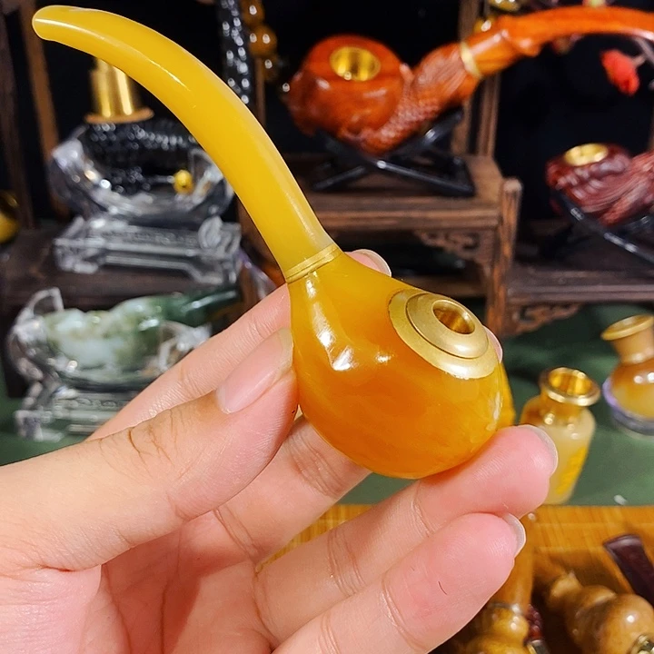 高端定制金丝楠烟嘴