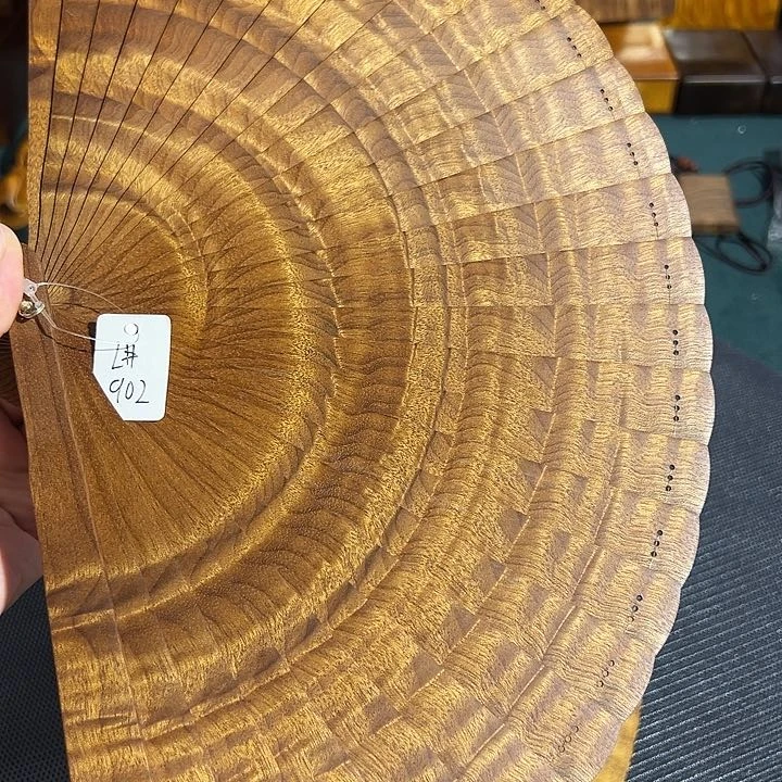 金丝楠金丝楠木折扇L902，21c m