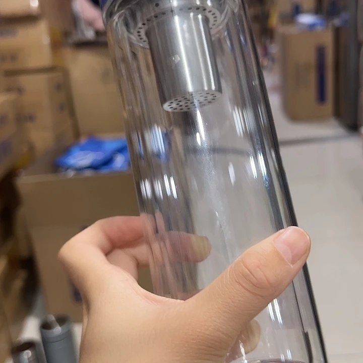 万象V148sl蓝色双层玻璃杯380380