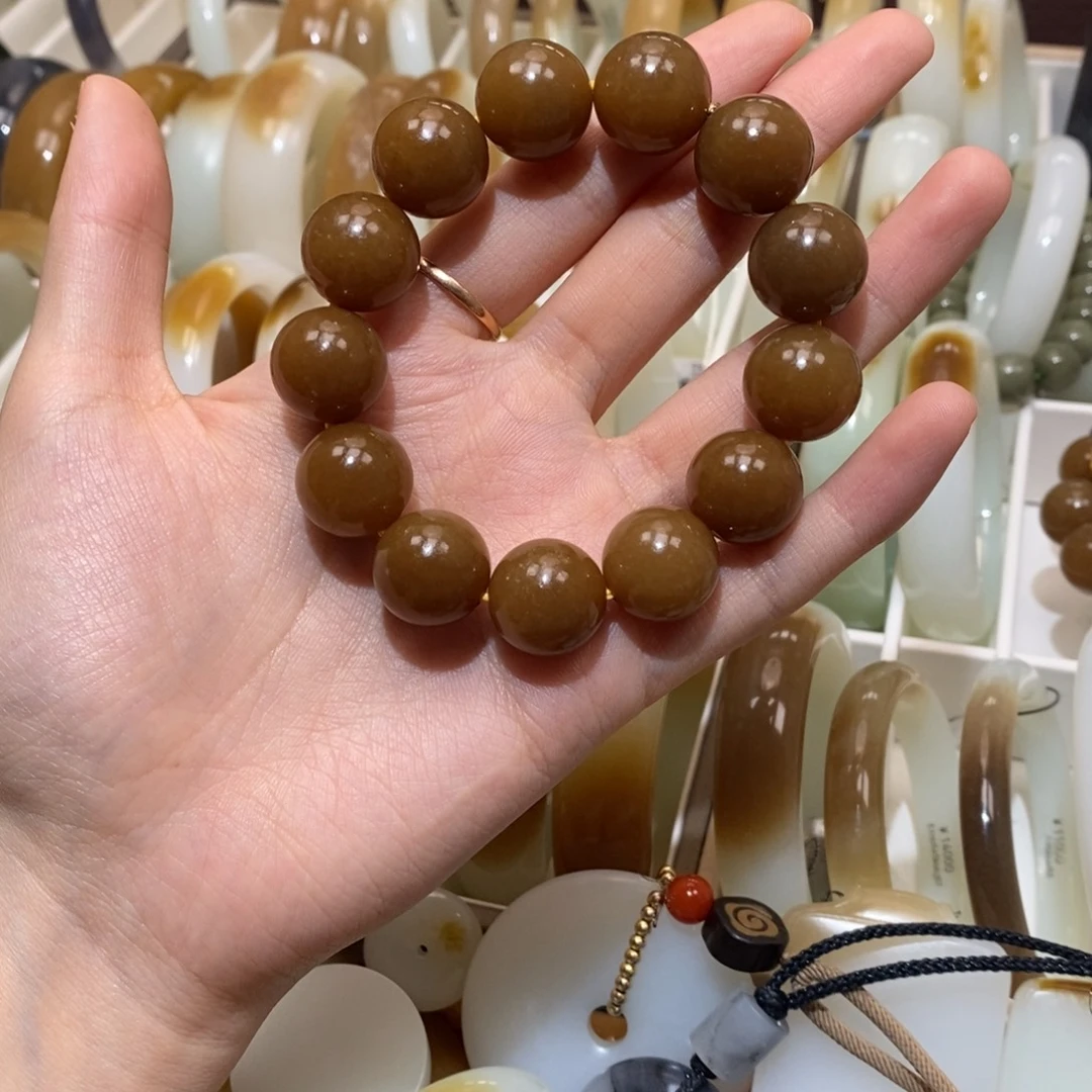 和田玉未镶嵌手链