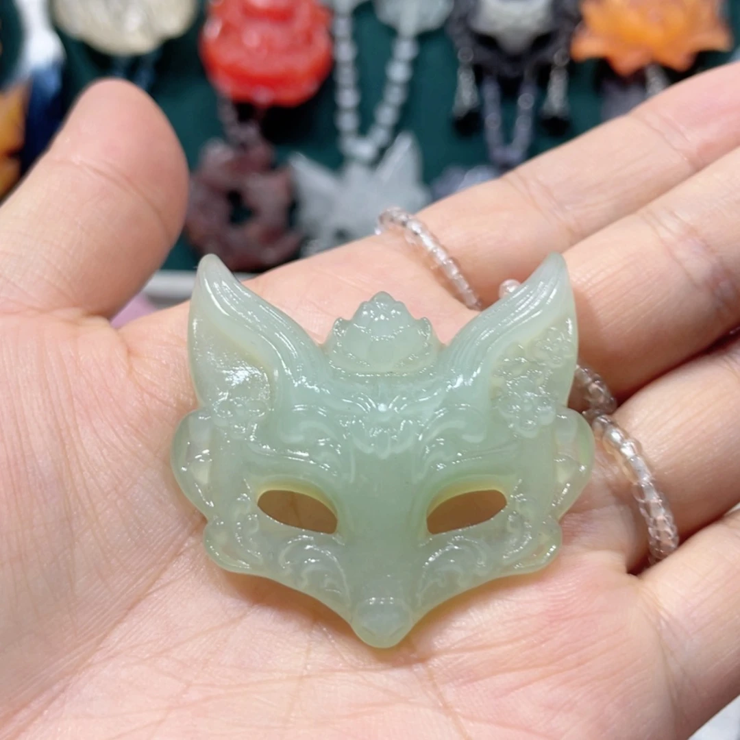 【闪购商品】未镶嵌岫玉颈饰48项链