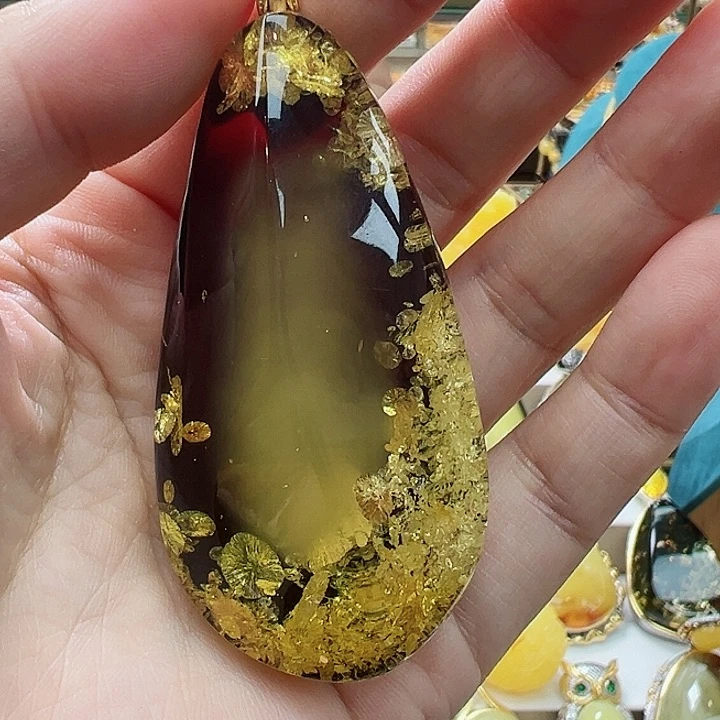 琥珀未镶嵌珠宝奇石