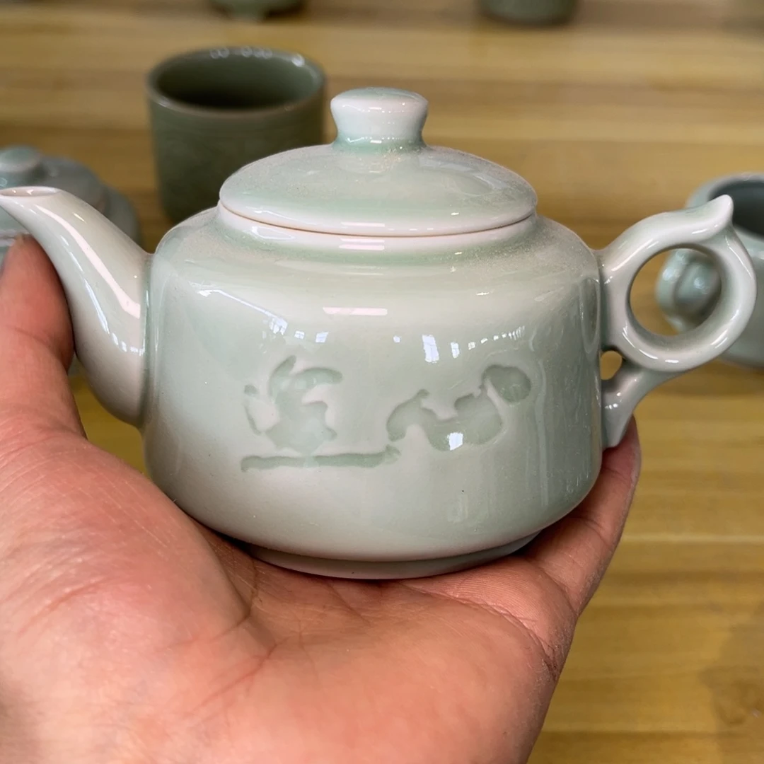 瓷瑕疵连心壶特价包邮