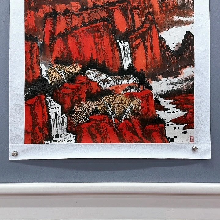 国画书法作品多次参加