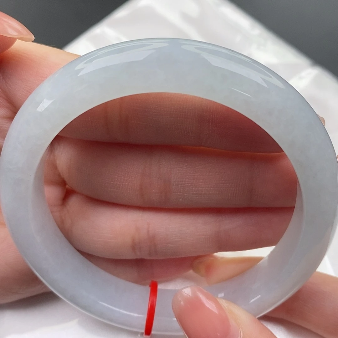 翡翠未镶嵌手镯缅甸天然A货翡翠 58