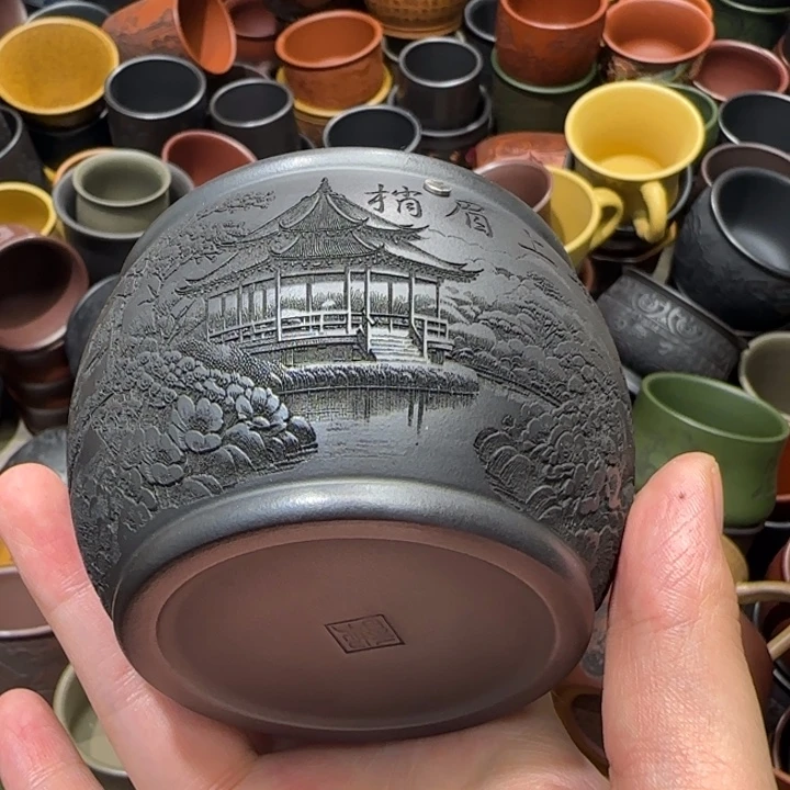 茶杯紫砂全手工z s