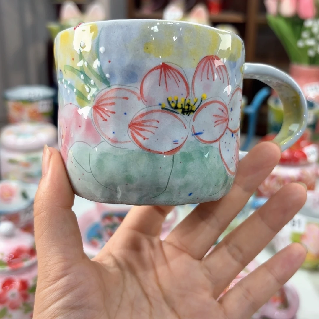 景德镇手绘高温釉下彩陶瓷茶具