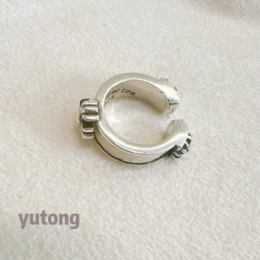 铜合金皮质戒指 【雨桐轻奢饰品】设计款戒指YT03379#2