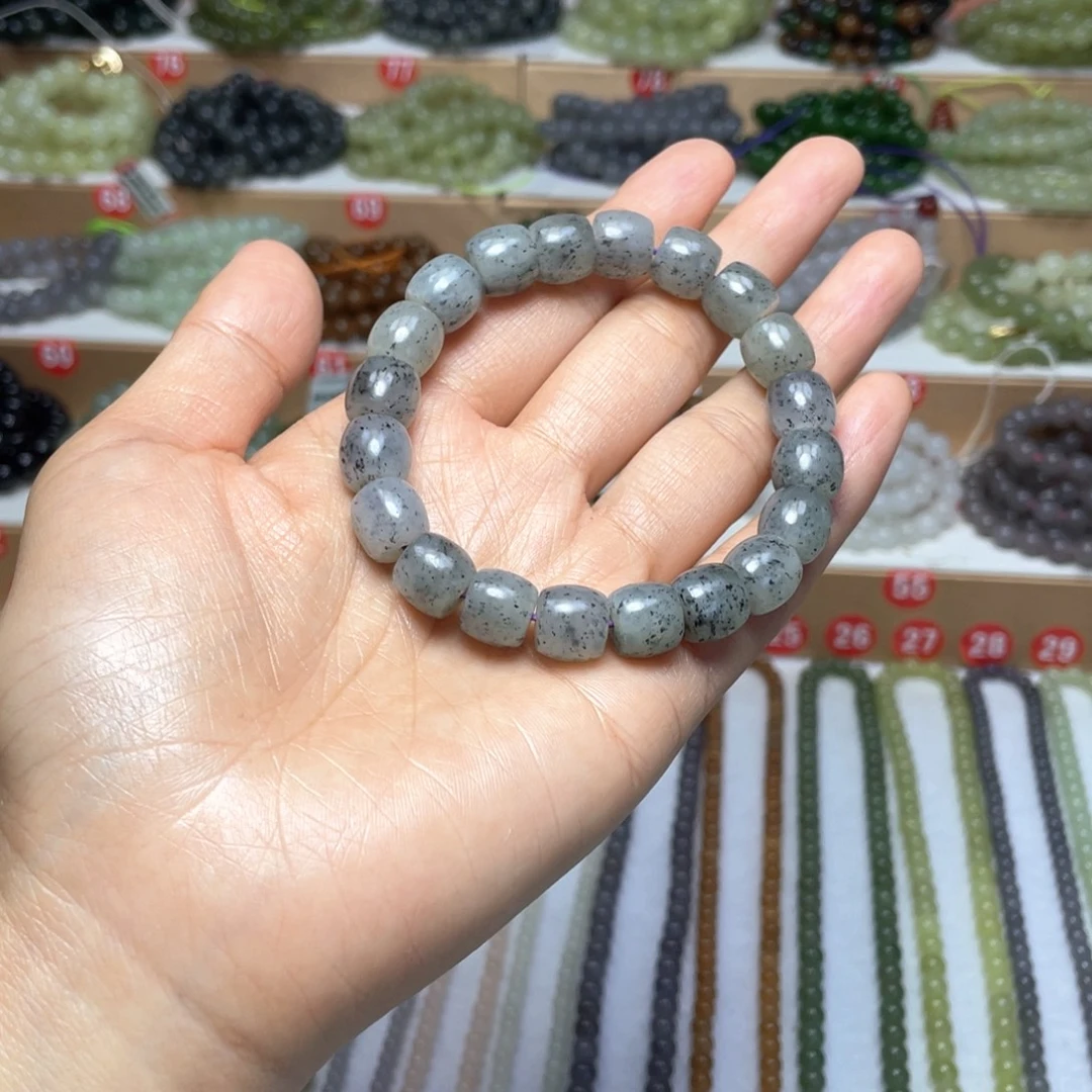 和田玉未镶嵌手链8mm