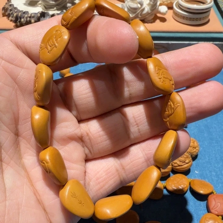 橄榄核手串/手链核雕单籽