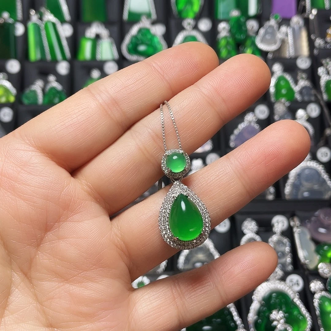 玛瑙/玉髓合金颈饰