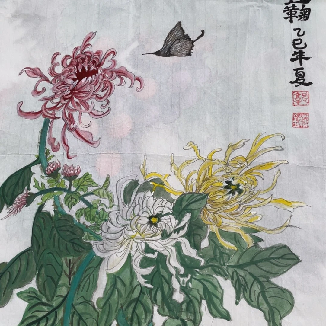 国画胡小春老师绘画