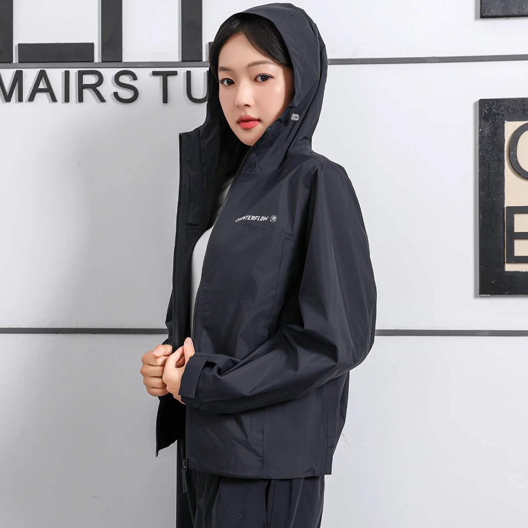 李宁正品 CF溯 万龙甲女子防暴风雨拉链舒适宽松冲锋衣ACFU006