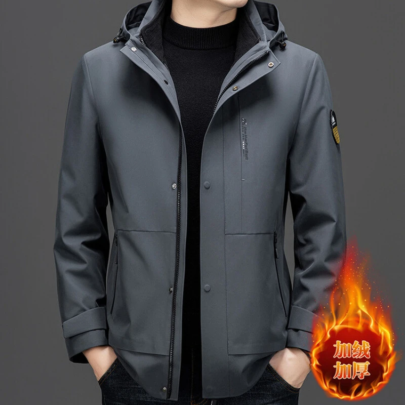 2025新款冲锋衣男三合一加绒加厚户外防风防水秋冬季保暖外套大衣