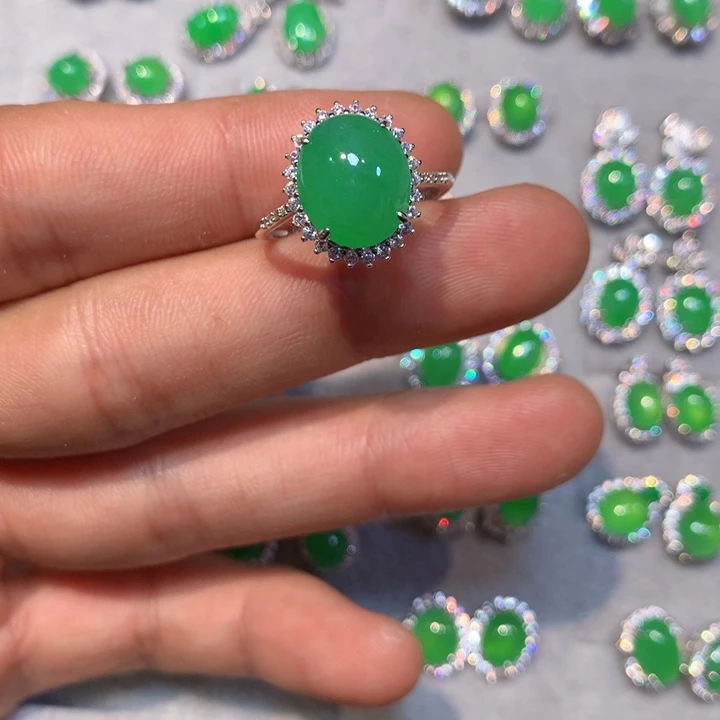 翡翠未镶嵌戒指翡翠戒指