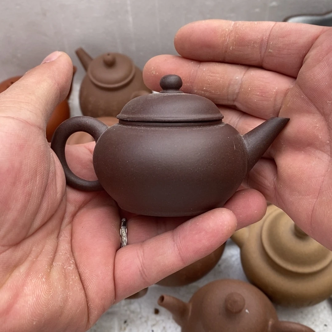 茶壶紫砂紫泥水平80cc