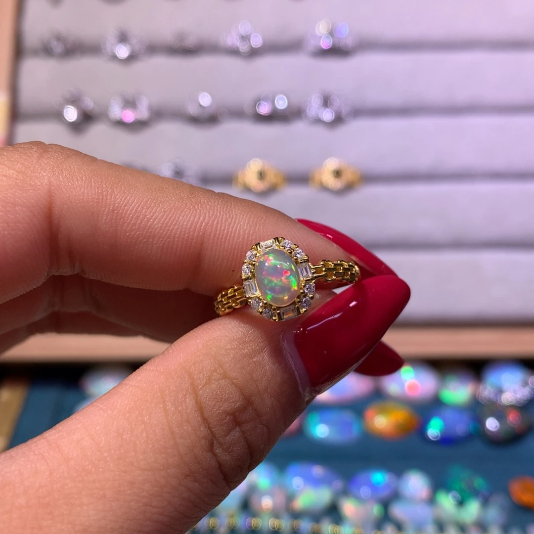 *****欧泊银S925镶嵌福利款 不退不换 不带证书