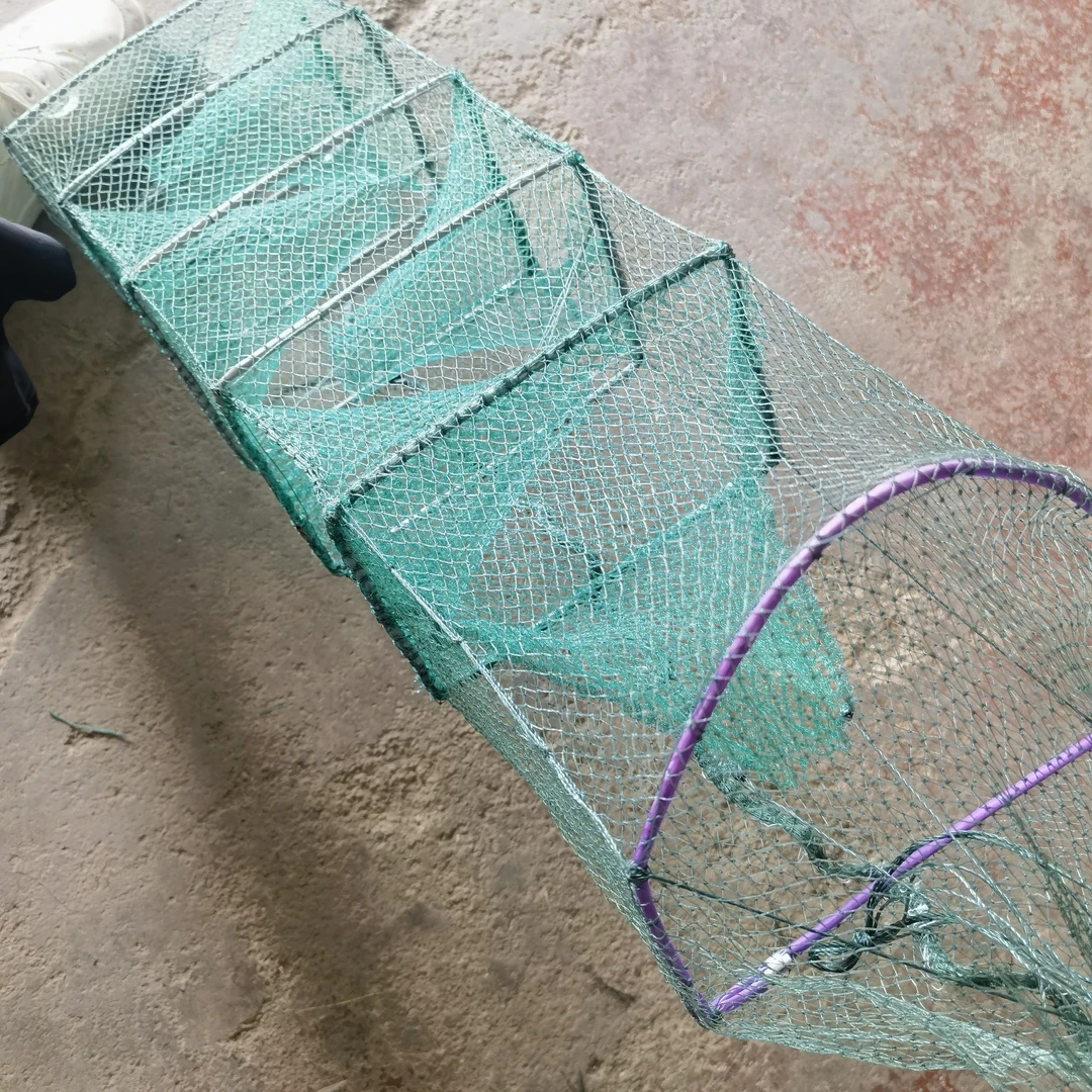 3股有结4门绑好捕鱼10条网黄鳝甲鱼泥鳅网渔网专用小地笼鱼网