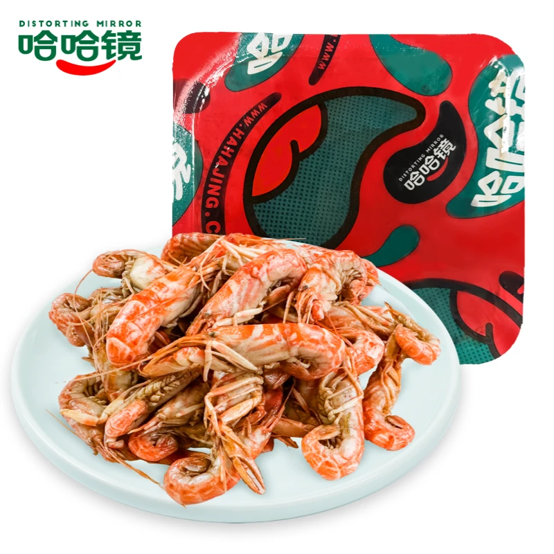 哈哈镜 花腰虾100g/盒 追剧下酒聚餐休闲卤味