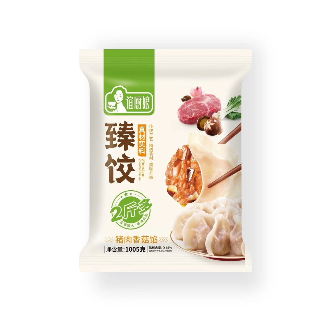 谊厨娘甄选猪肉香菇水饺1005g