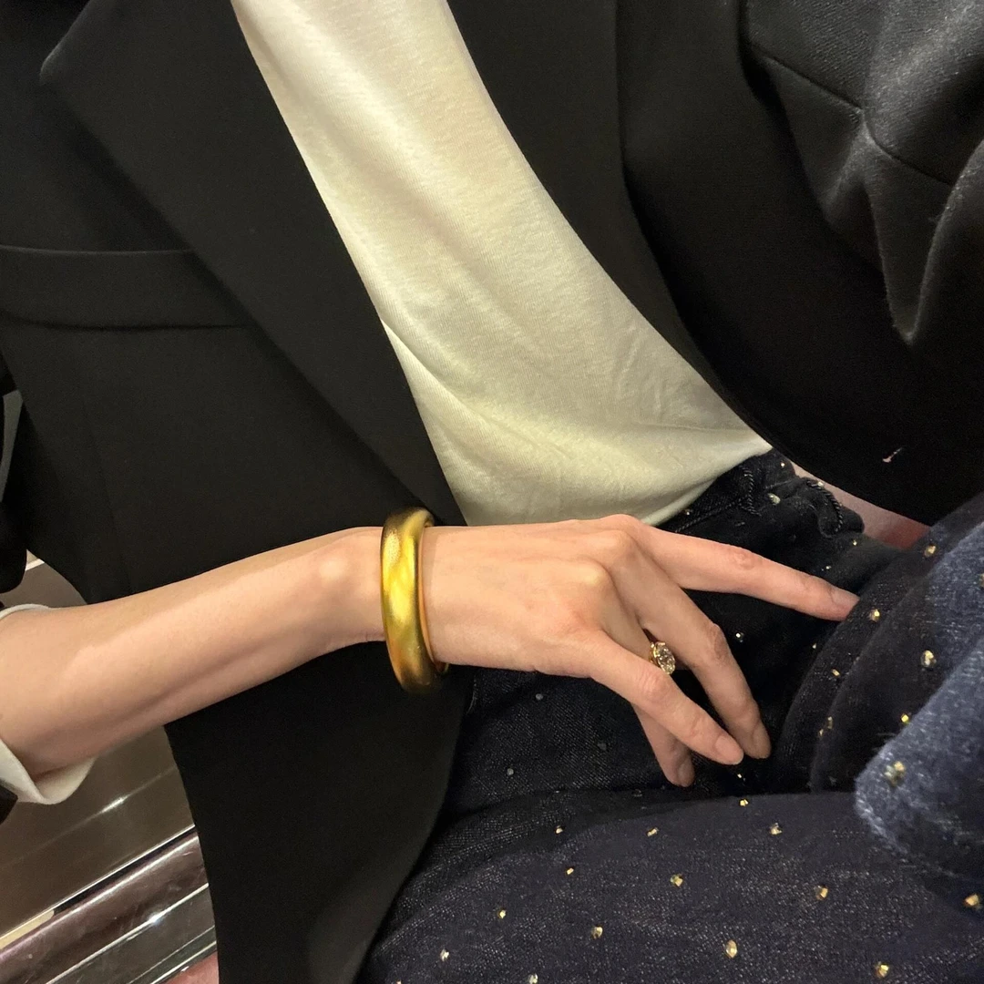 合金手镯  精工厚轮胎古法手镯