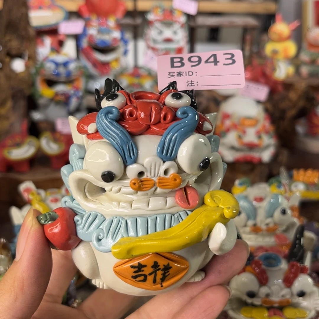 泥塑纯手工茶宠摆件