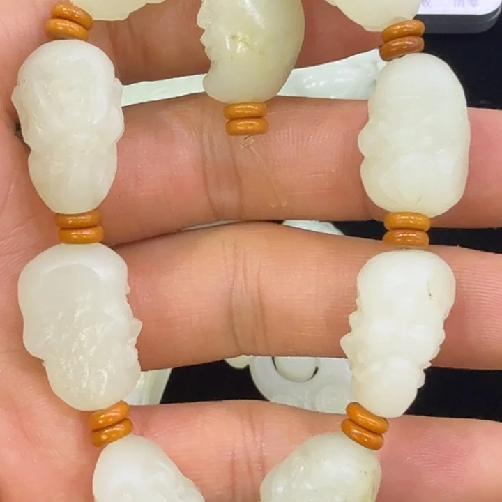 和田玉（糖玉）未镶嵌车挂