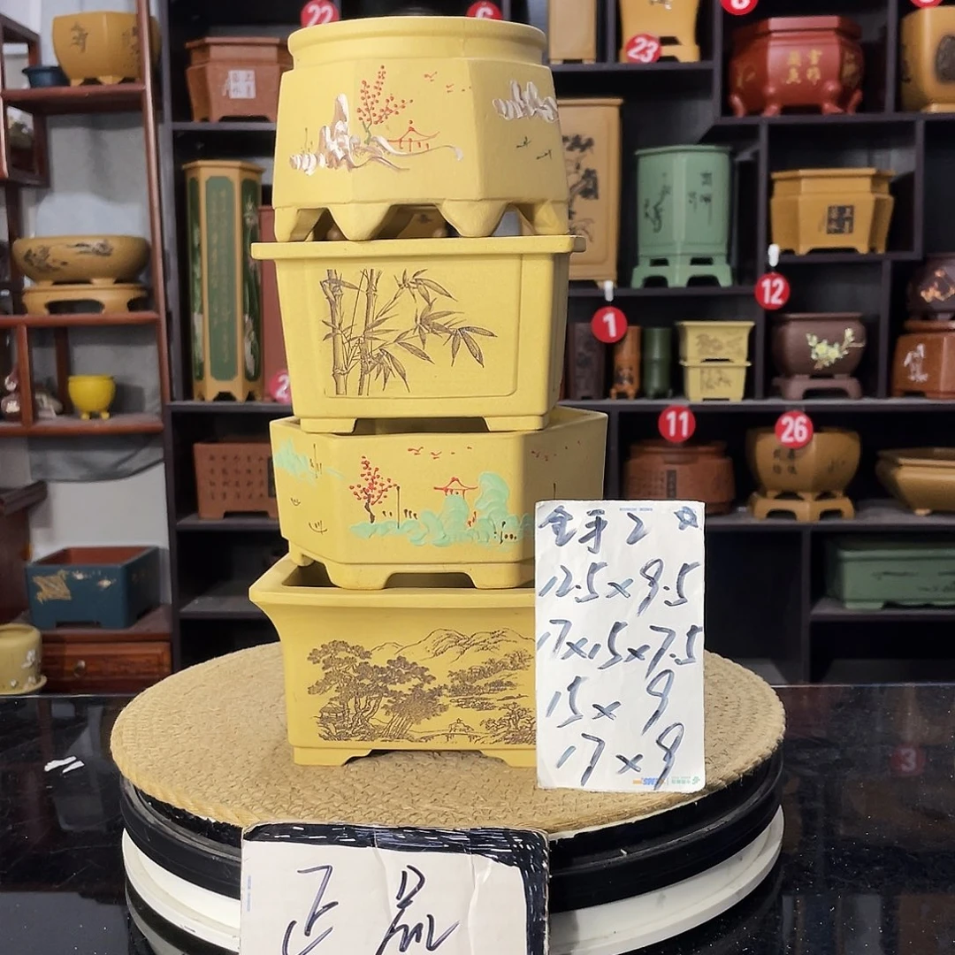 D-盆尚好紫砂花盆