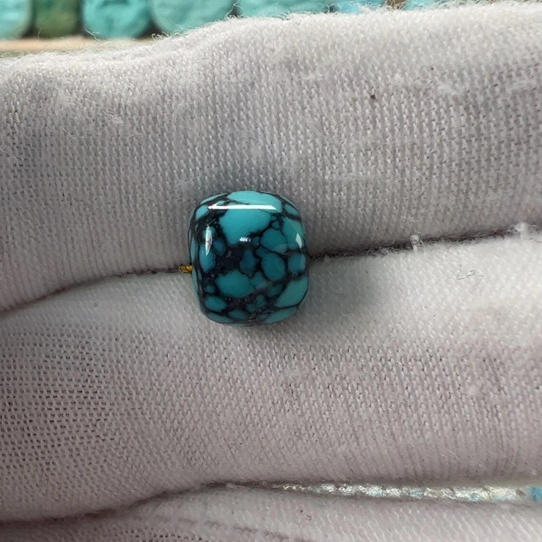 未镶嵌绿松石老型珠8.8x7.2mm