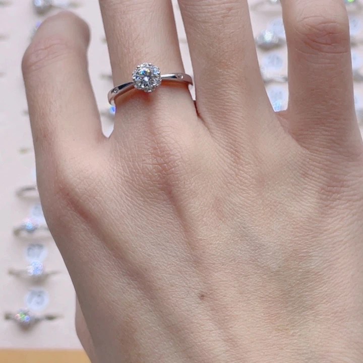 莫桑石非金属高定莫桑下单备注圈口