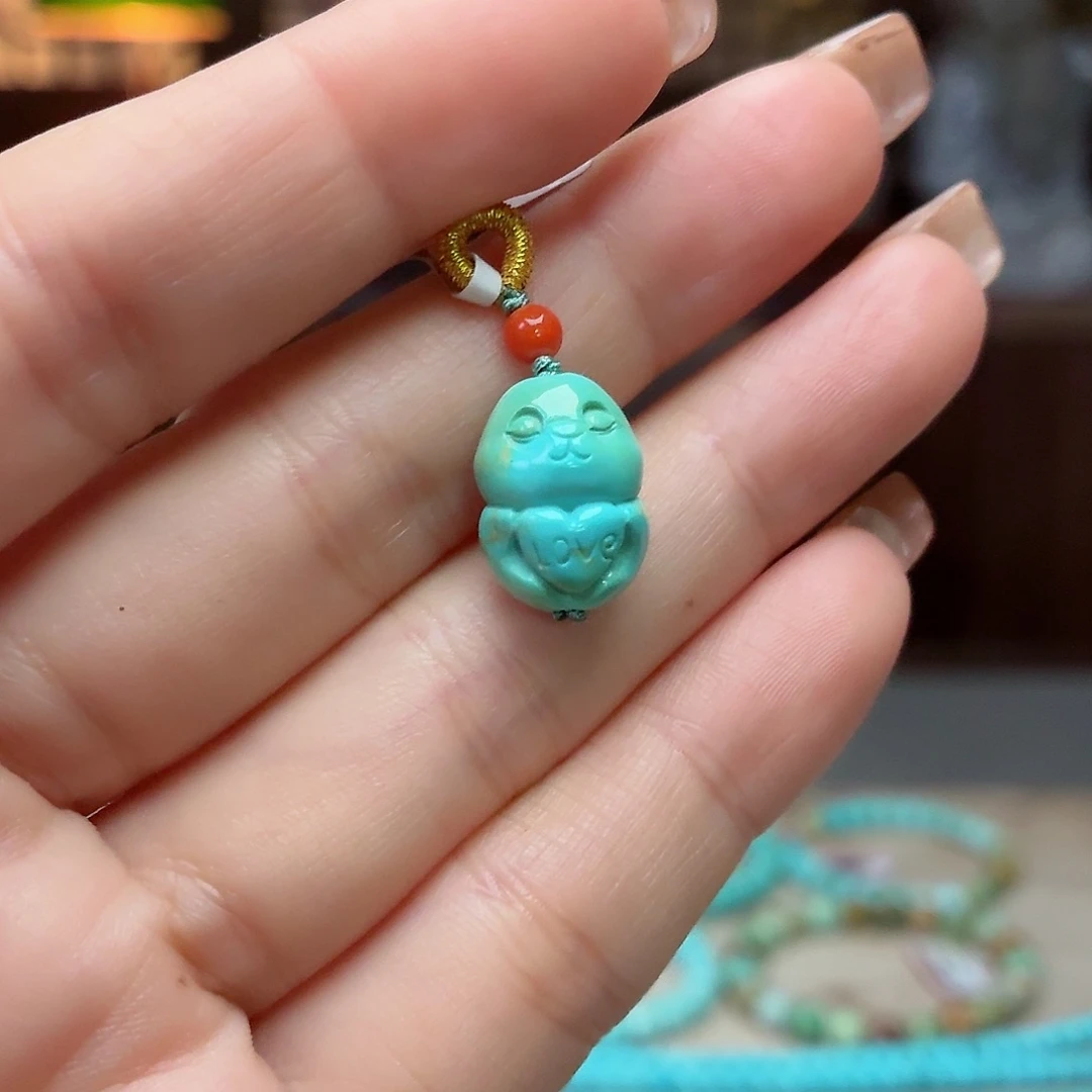 未镶嵌绿松石珠宝奇石